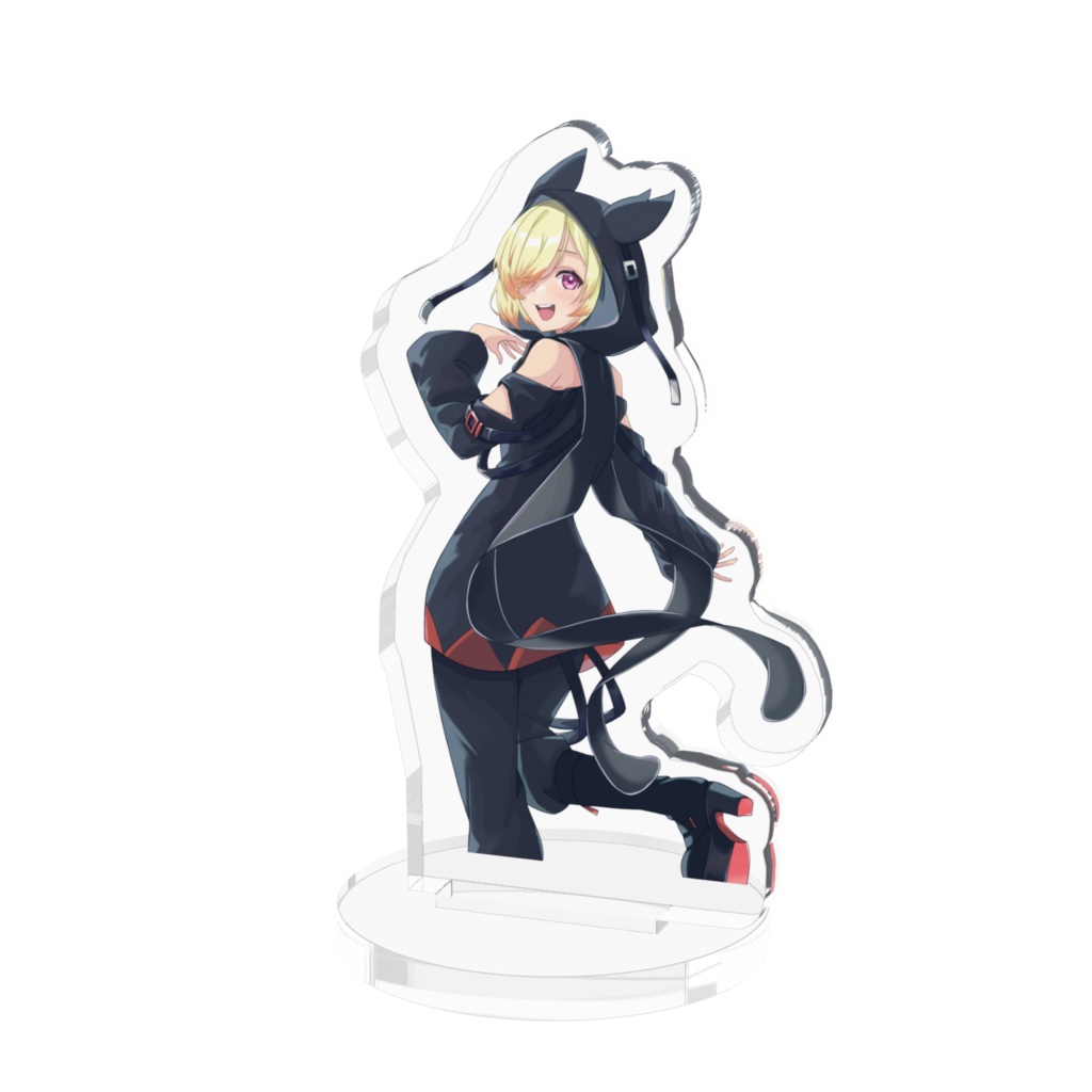 【アクリルフィギュア50x50】ハロウィンキャット