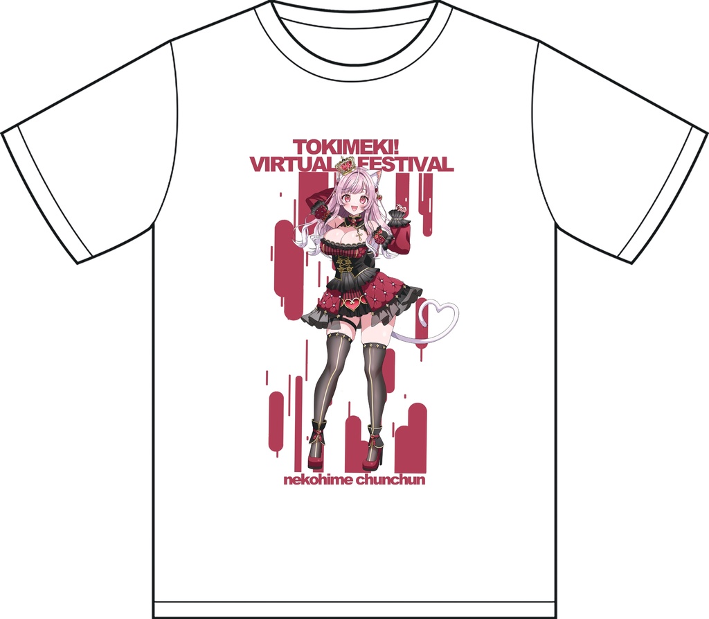 【ときめき！バーチャルフェス】直筆サイン入りオリジナルTシャツ
