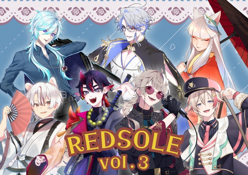 【REDSOLE vol.3コラボ】デジタルメッセージ入りポストカード(スペシャルボイスQRコード付き)（受注生産）
