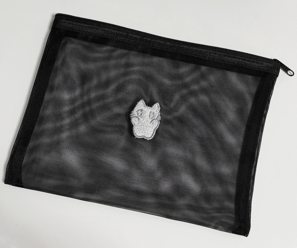 はぴねこ メッシュポーチ