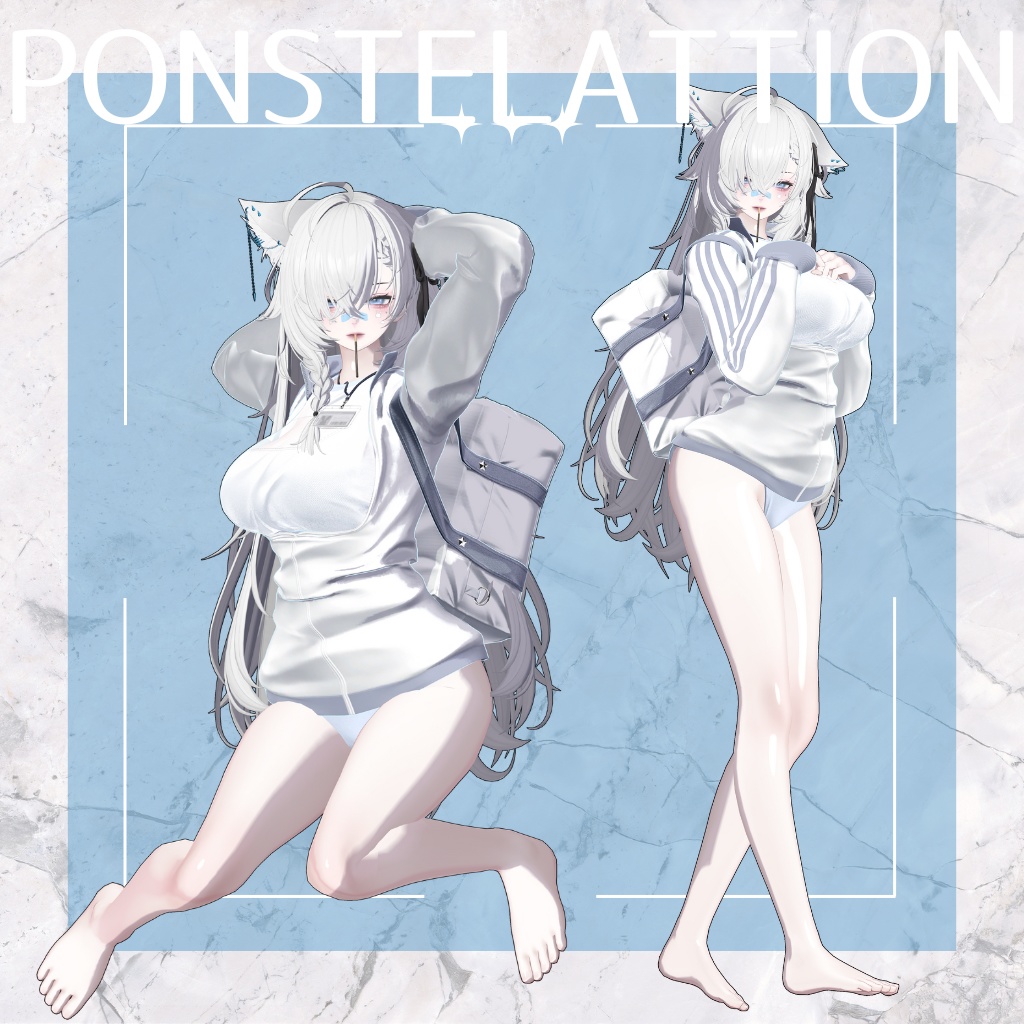 足&お腹魅せポーズアニメーション集 全31種+差分9種