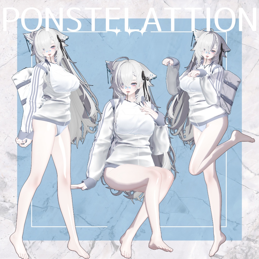 足&お腹魅せポーズアニメーション集 全31種+差分9種