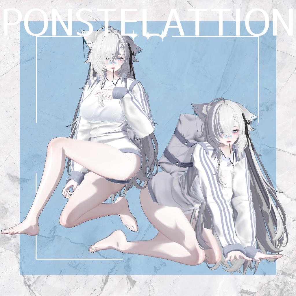 足&お腹魅せポーズアニメーション集 全31種+差分9種