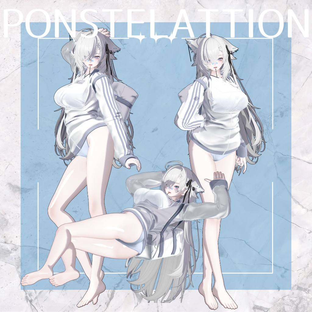 足&お腹魅せポーズアニメーション集 全31種+差分9種