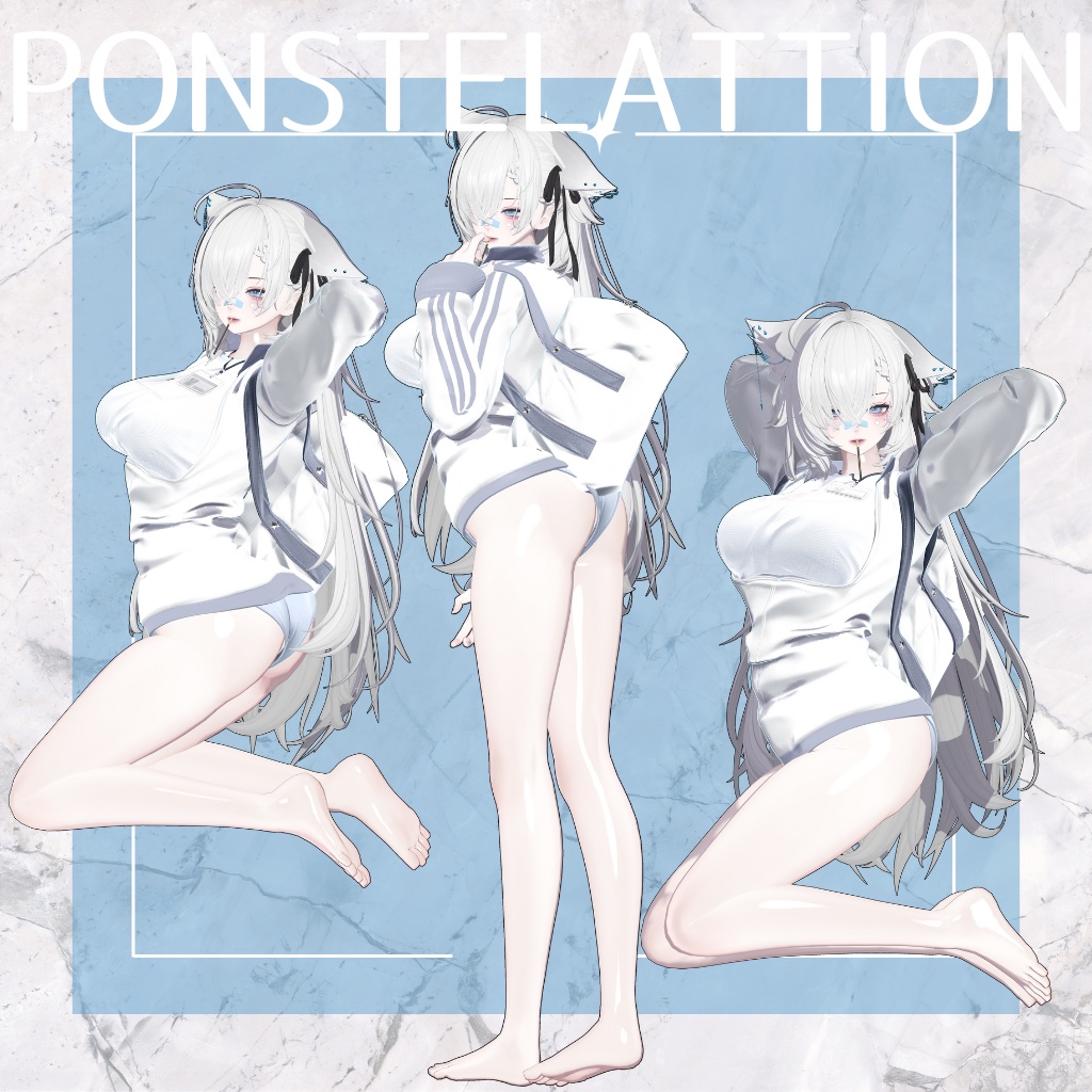 足&お腹魅せポーズアニメーション集 全31種+差分9種