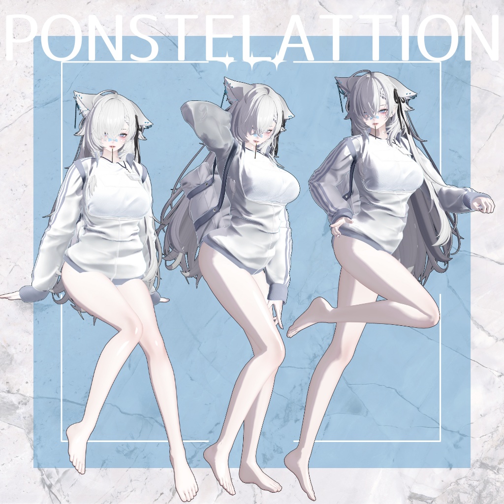 足&お腹魅せポーズアニメーション集 全31種+差分9種