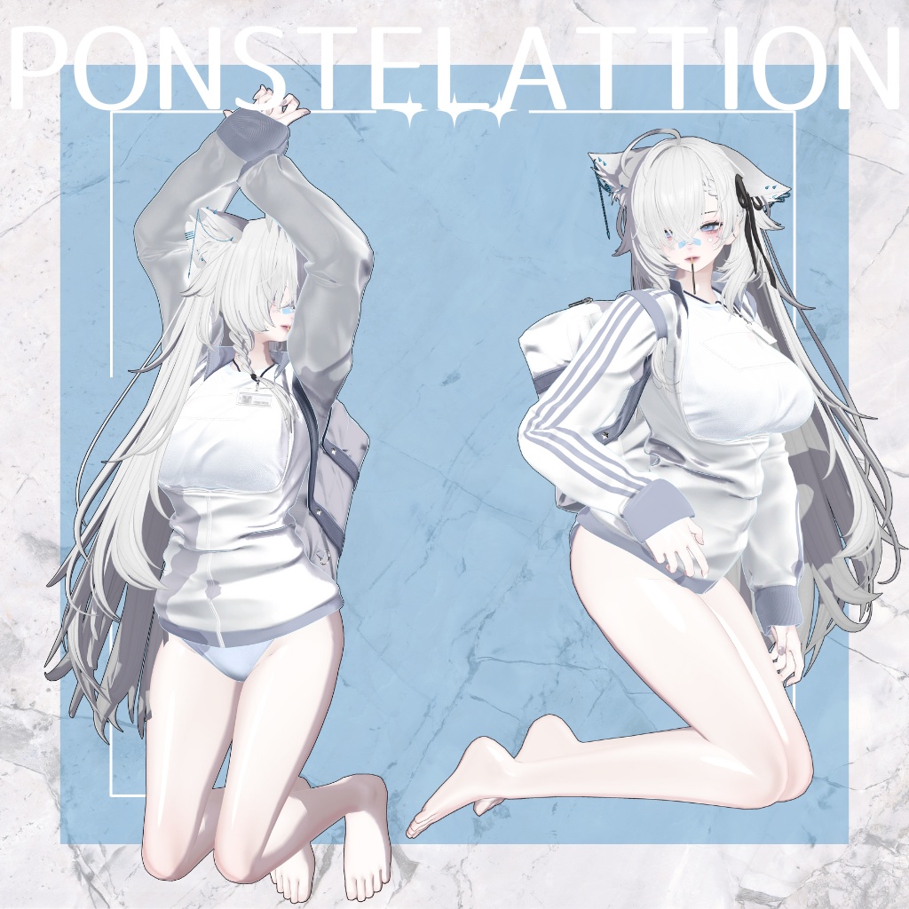 足&お腹魅せポーズアニメーション集 全31種+差分9種