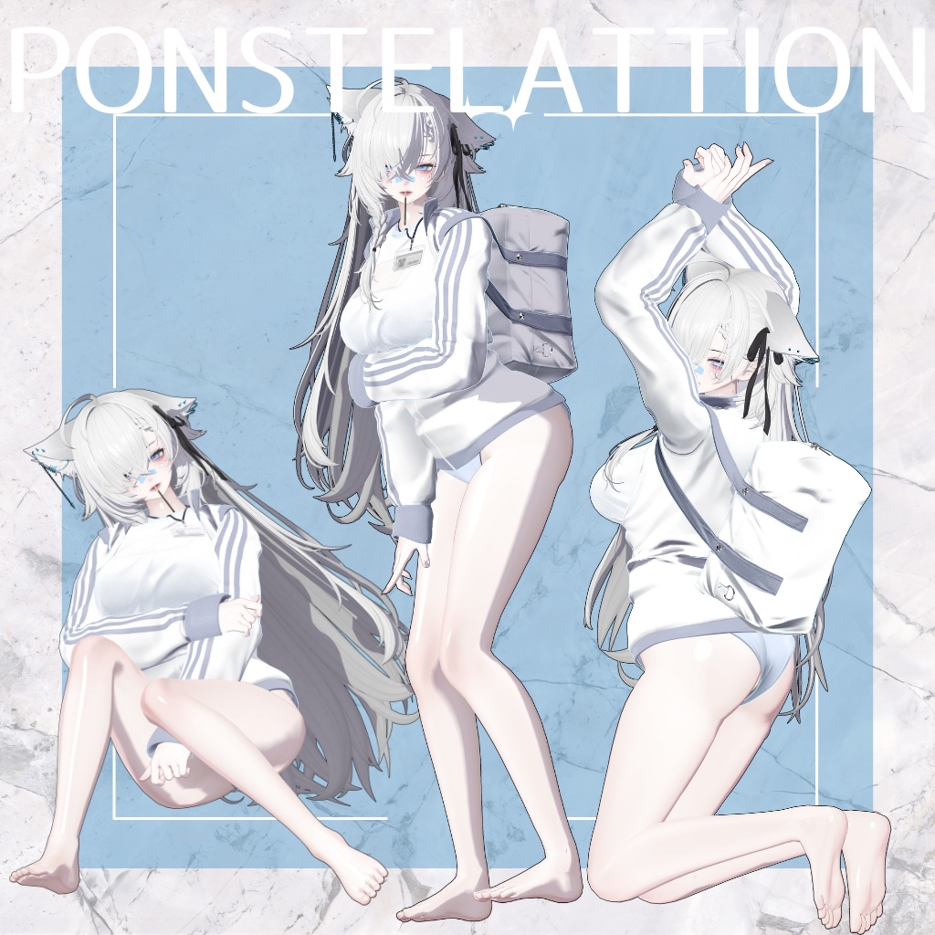 足&お腹魅せポーズアニメーション集 全31種+差分9種