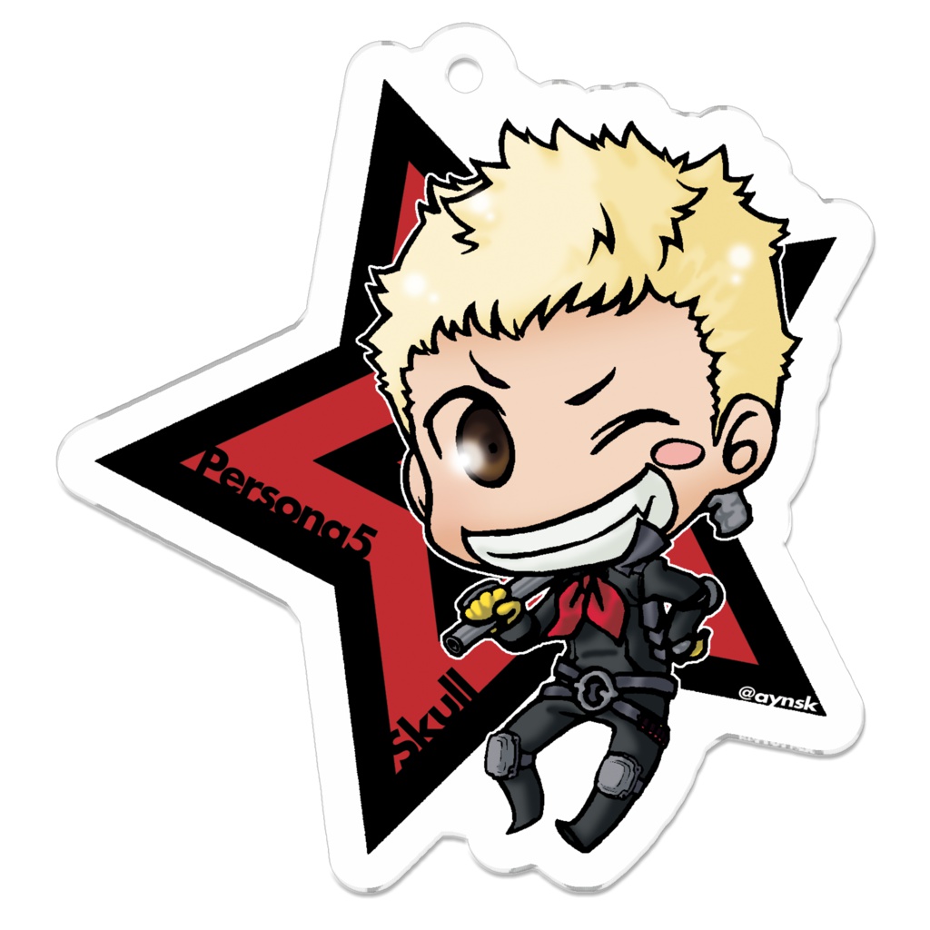 ペルソナ5 スカルアクリルキーホルダー