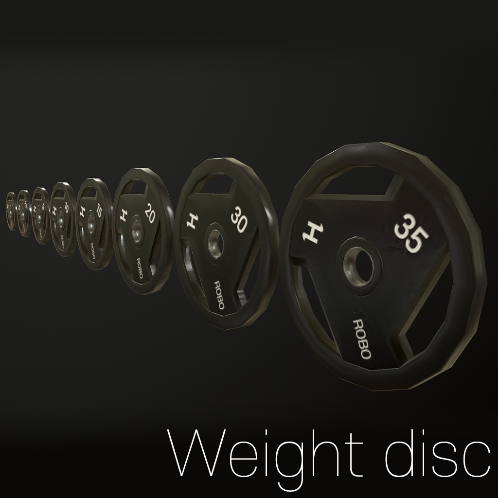 3D Model) GYM Weight Disc