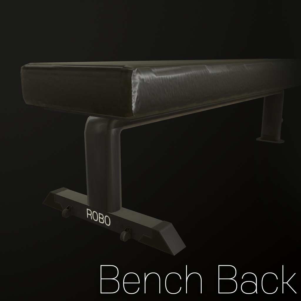 3D Model) GYM Bench press