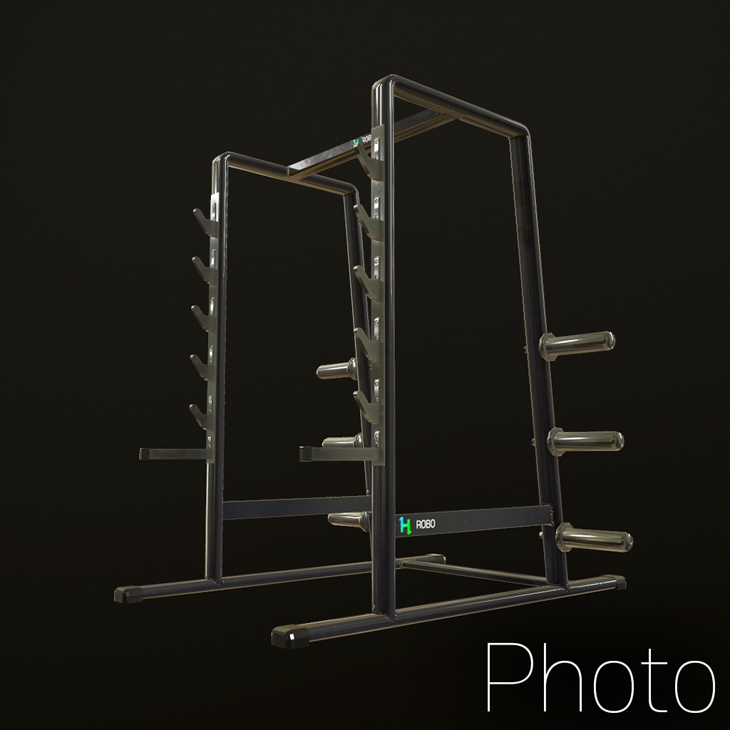 3D Model) GYM Smith Machine