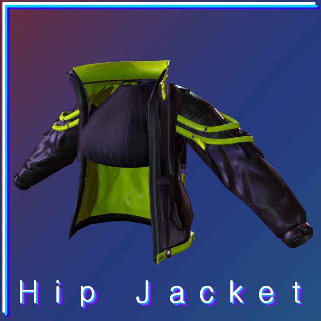 『 hip jacket 』 3つの服の構成