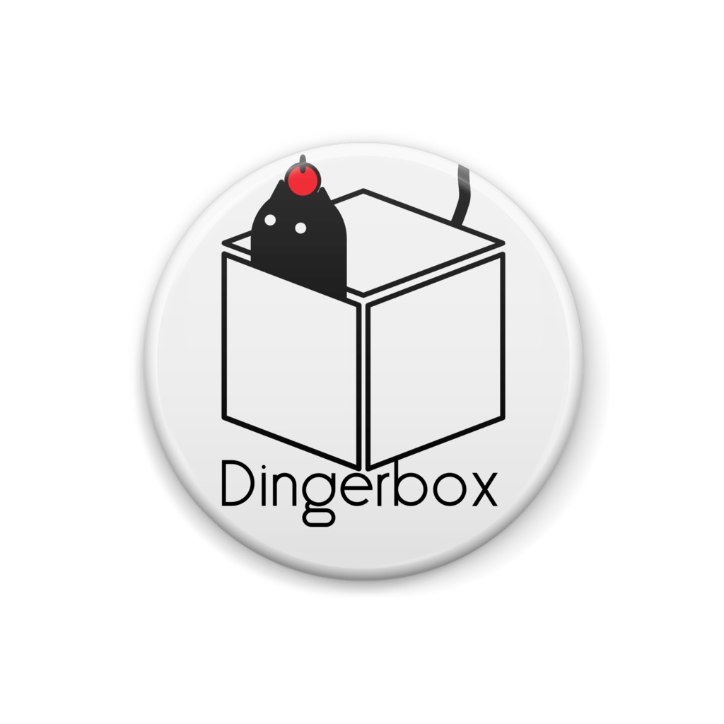 DingerBox 缶バッジ