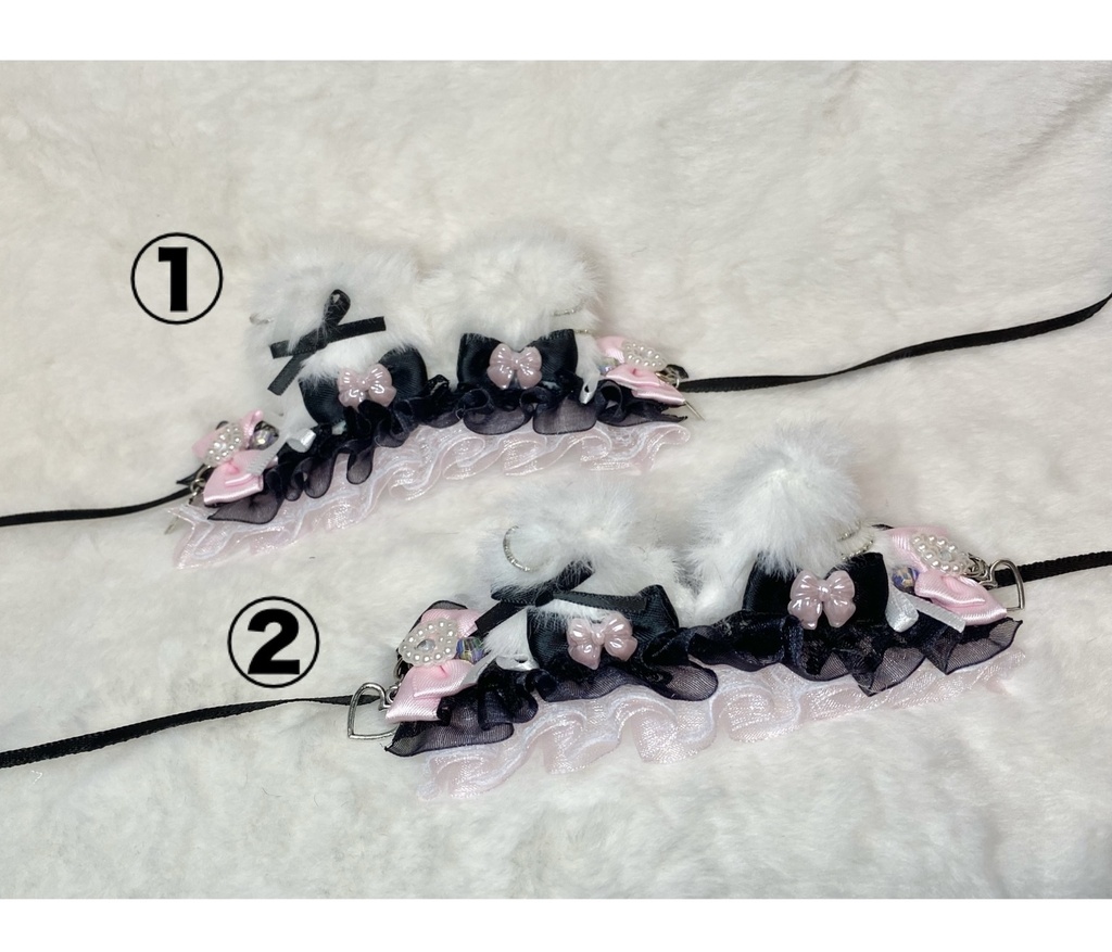 ネコミミ　うさみみ　ヘッドドレス