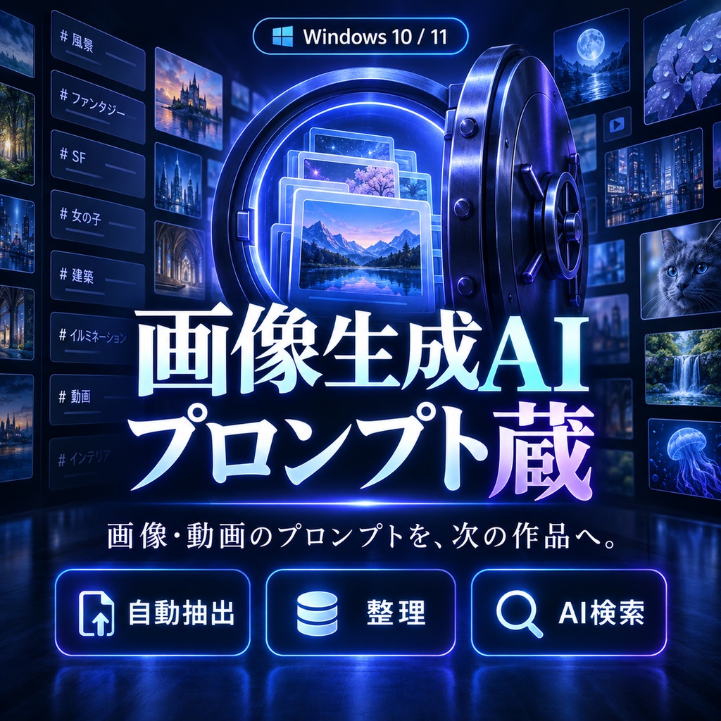 画像生成AIプロンプト蔵