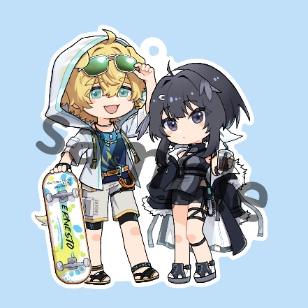 アクリルキーホルダー（テキーラ＋ラ・プルマ）