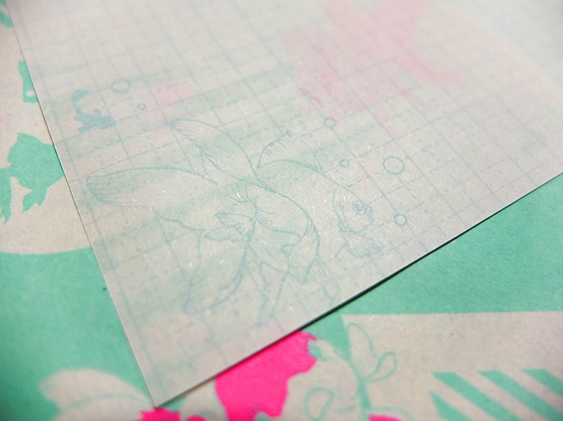 金魚レターセット