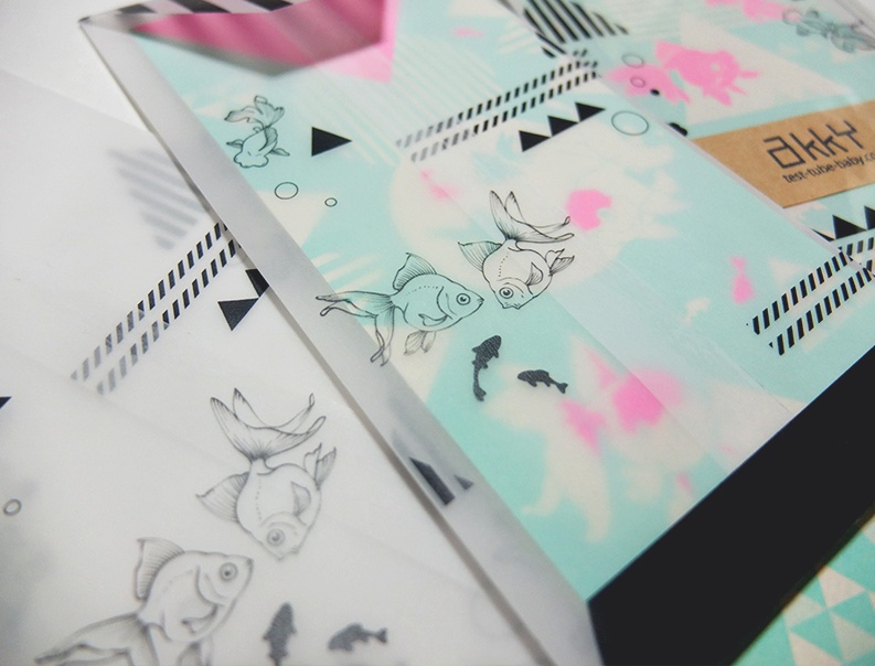 金魚レターセット