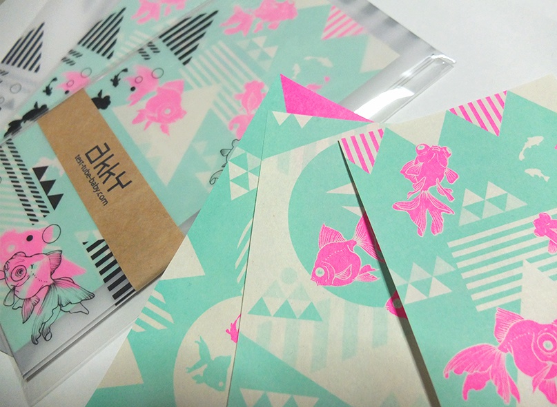 金魚レターセット