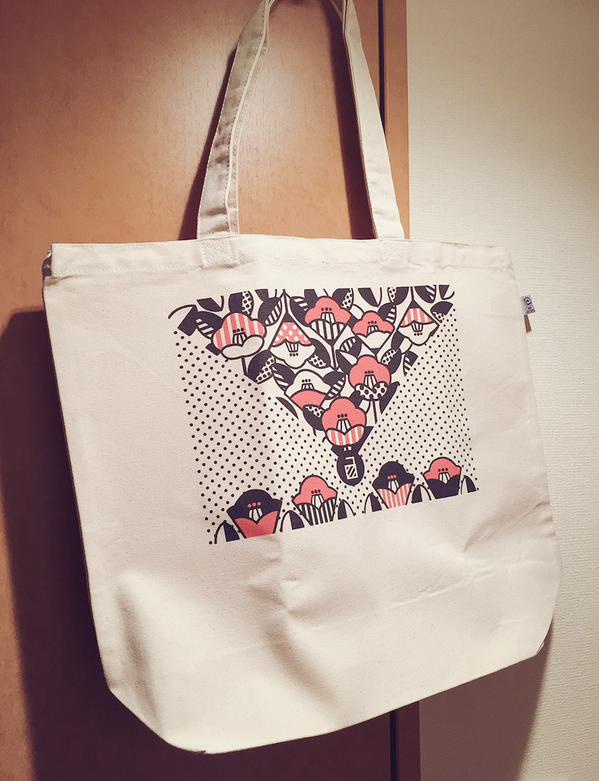 トートバック 椿