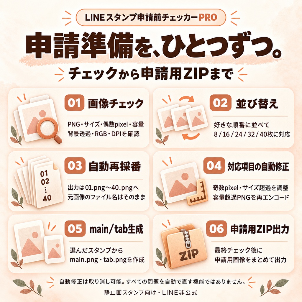 LINEスタンプ申請前チェッカー PRO v1.2.0