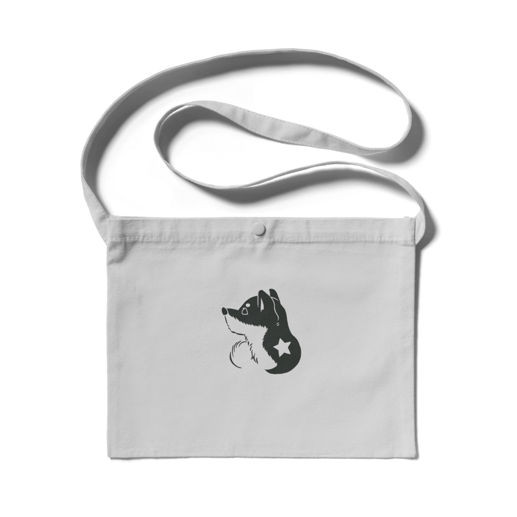 Wantomo サコッシュ・ライトグレー