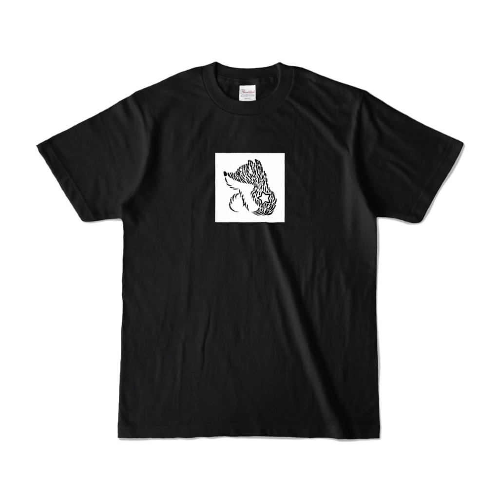 Wantomo HK カラーTシャツ No.2 ・ブラック S・M・L・XL