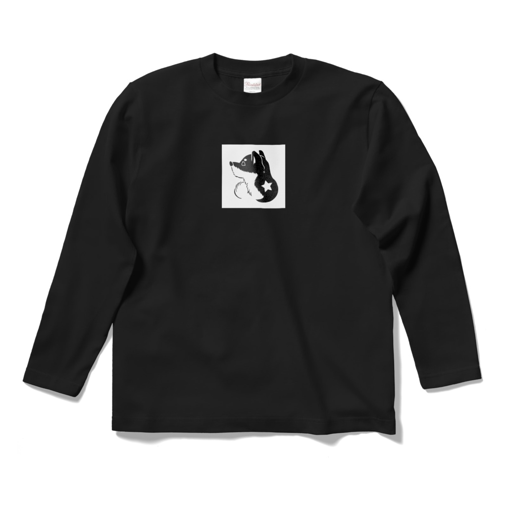 Wantomo ロングスリーブTシャツ・ ブラック S・M・L・XL