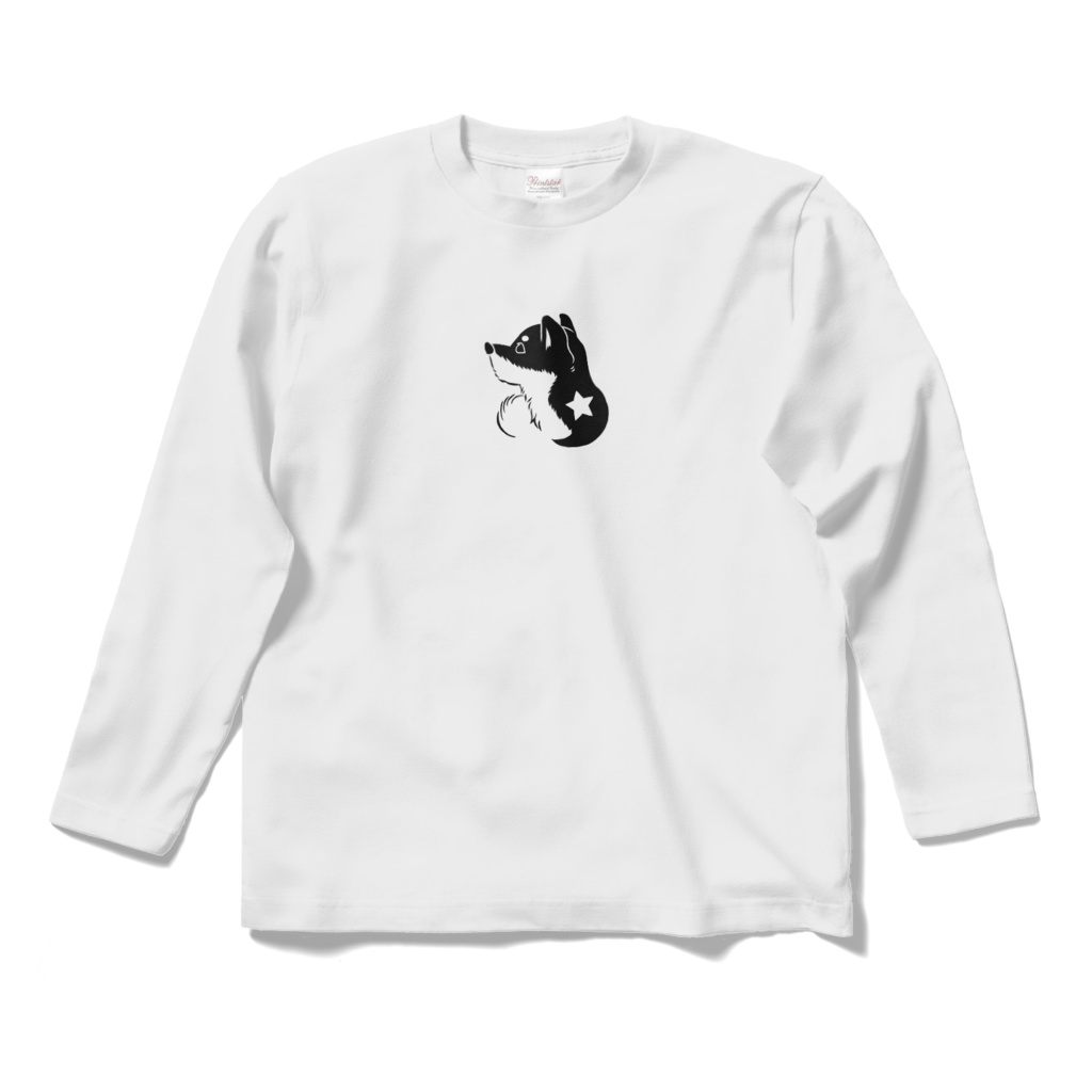 Wantomo ロングスリーブTシャツ・ ホワイト S・M・L・XL