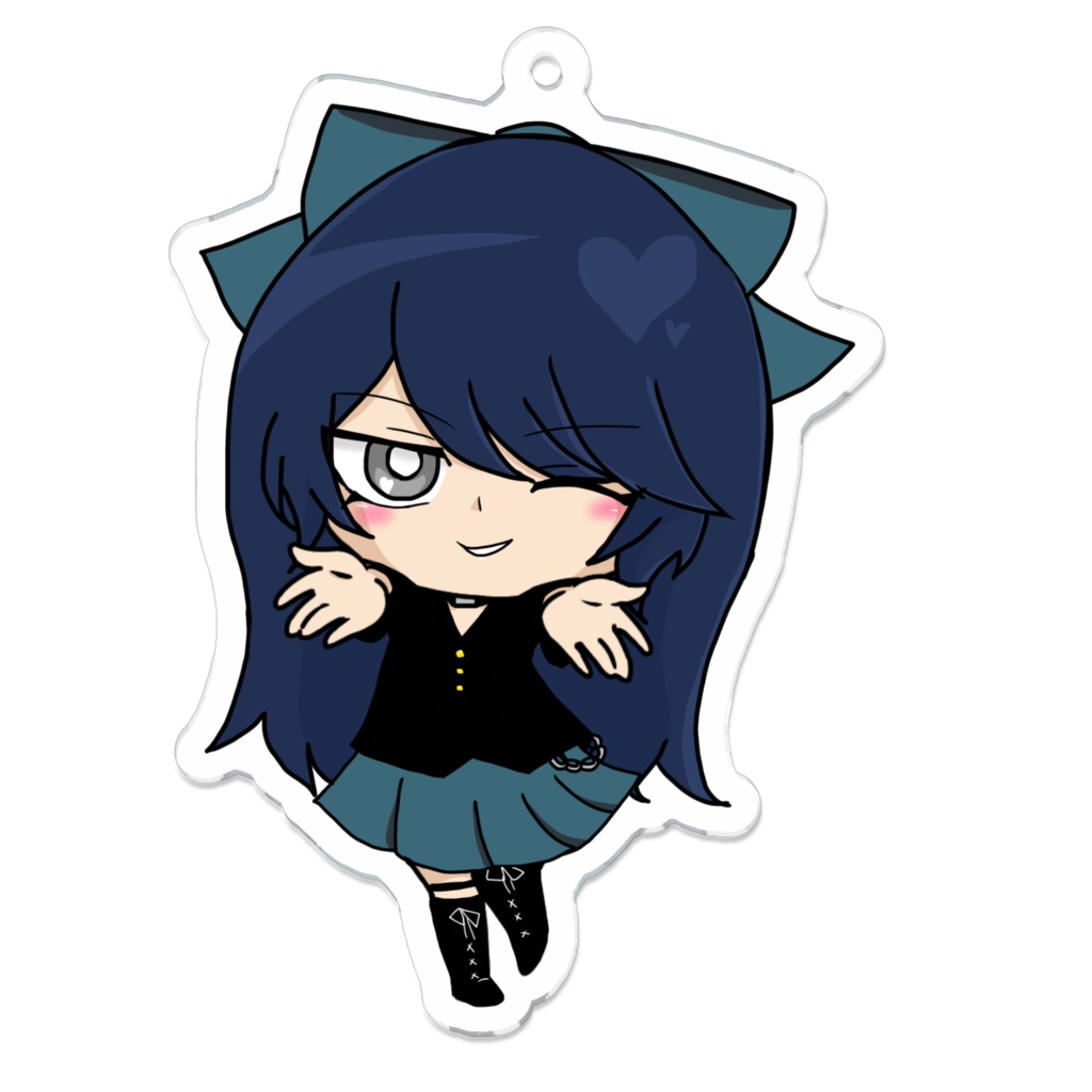 蝶世槐アクリルキーホルダー