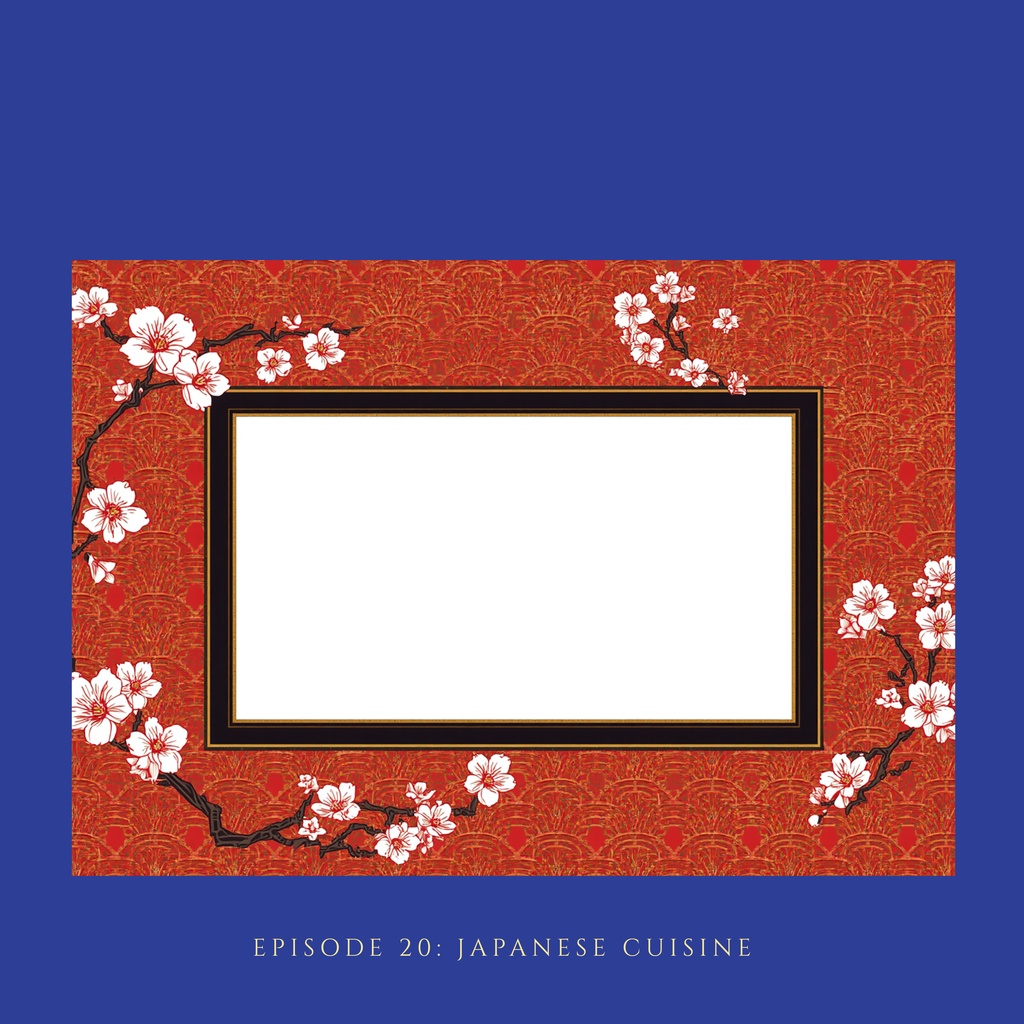 【和風素材】桜×青海波フレーム装飾セット