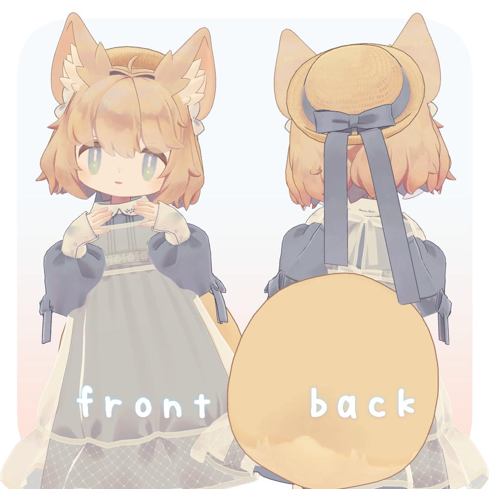 【こぐまのルウ専用】こぎつねのみみしっぽ