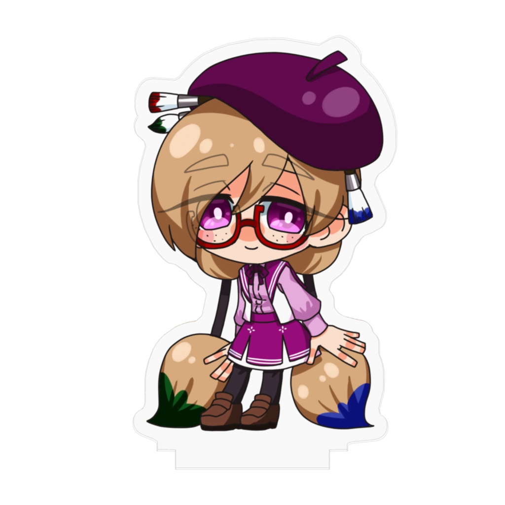 帆布坂水彩アクリルフィギュア