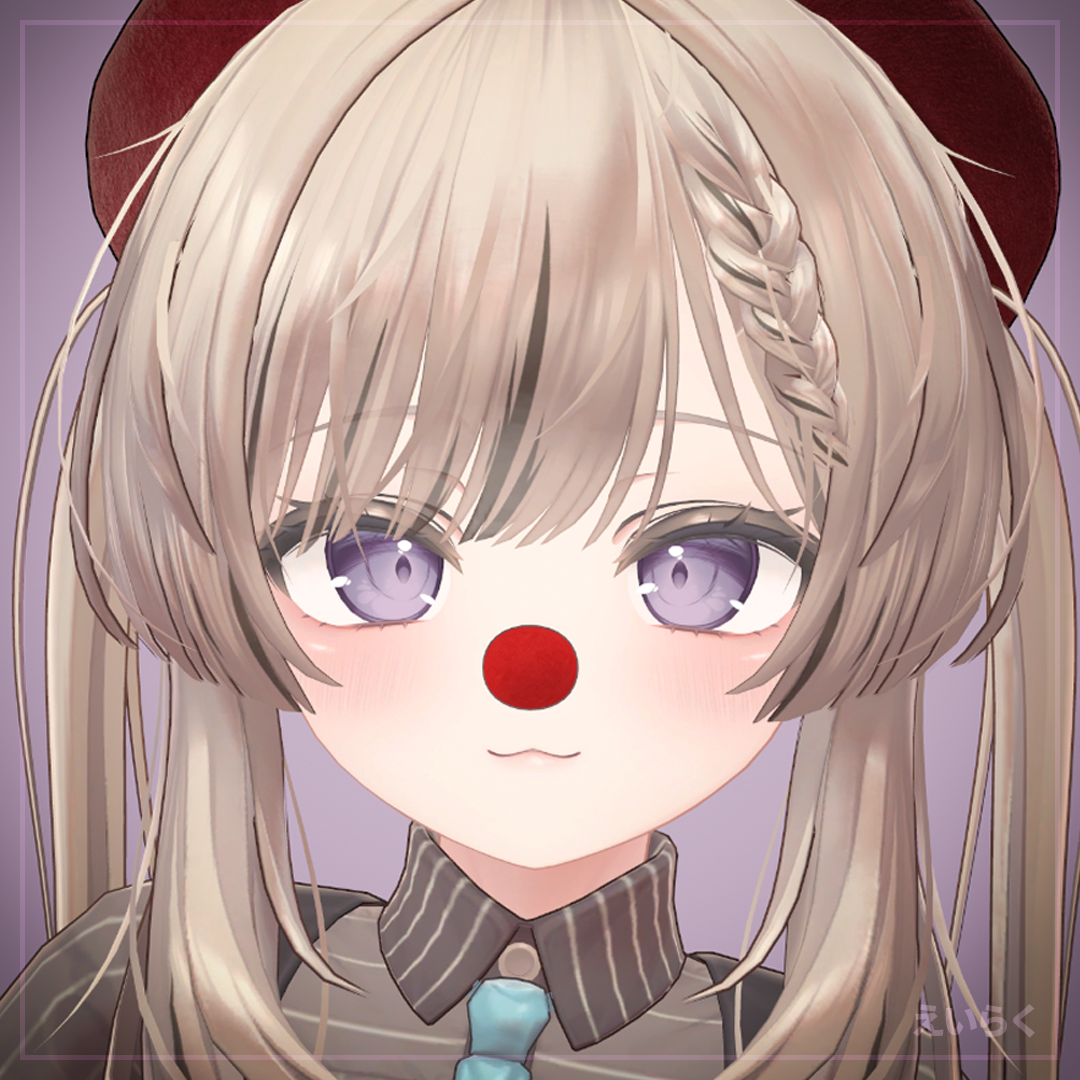 【無料・free・VRChat想定】トナカイさんの鼻　Reindeer's Nose