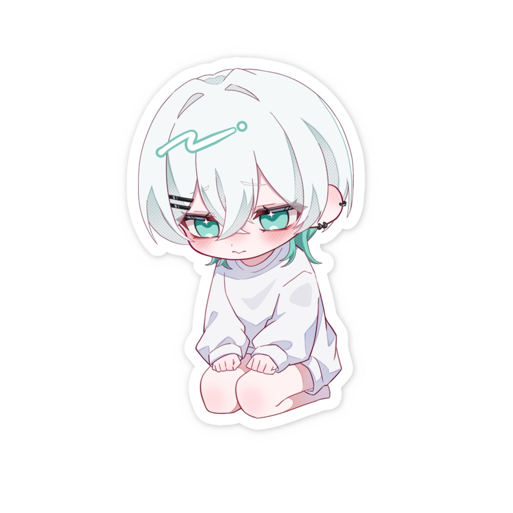 しょぼんステッカー