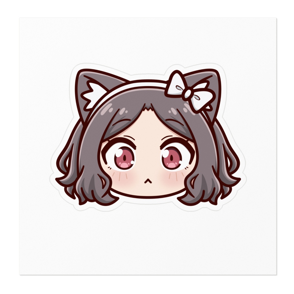 海老塚智 ネコミミ ステッカ ガールズバンドクライEbizuka Tomo Nekomimi Sticker Girls Band Cry Togenashi Togeari