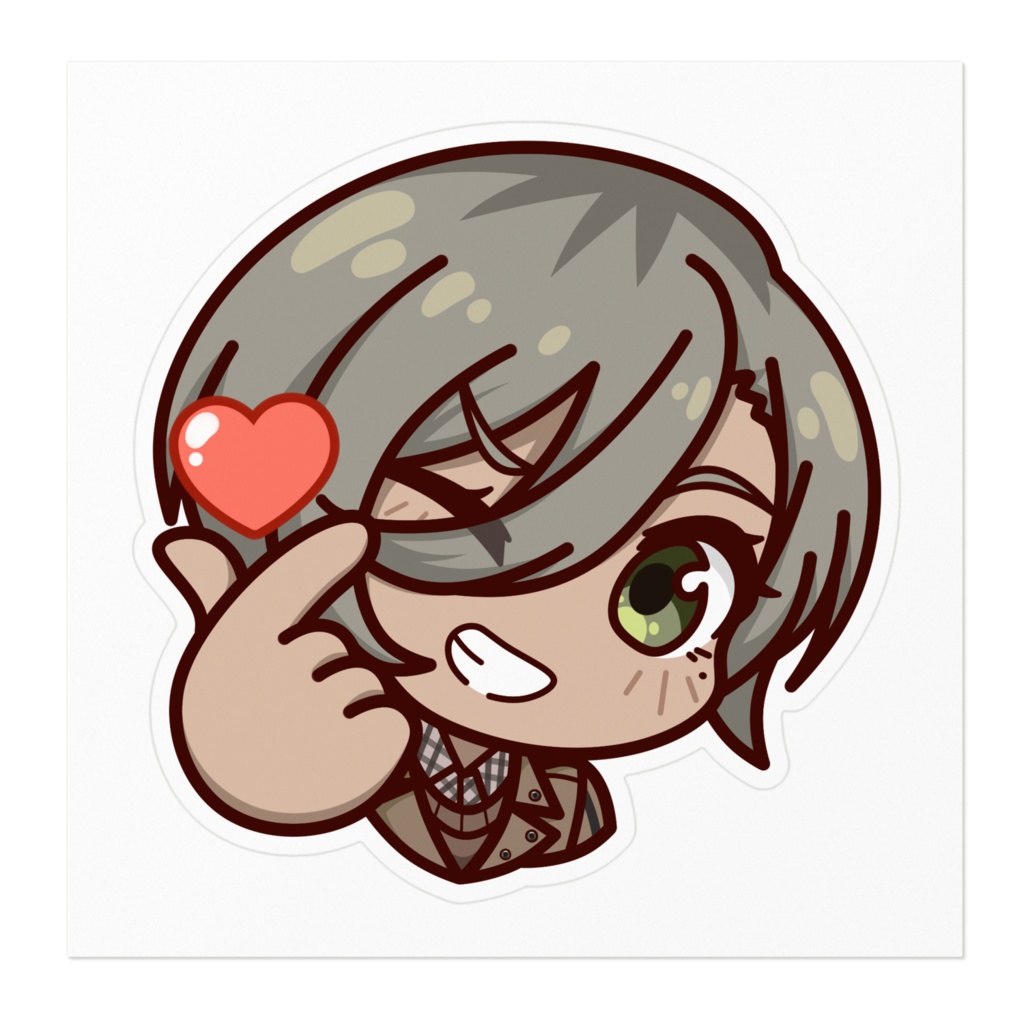 ルパ <3 ( ガールズバンドクライ ) ステッカー TOGENASHI TOGEARI Girls Band Cry Rupa Fanmade Sticker