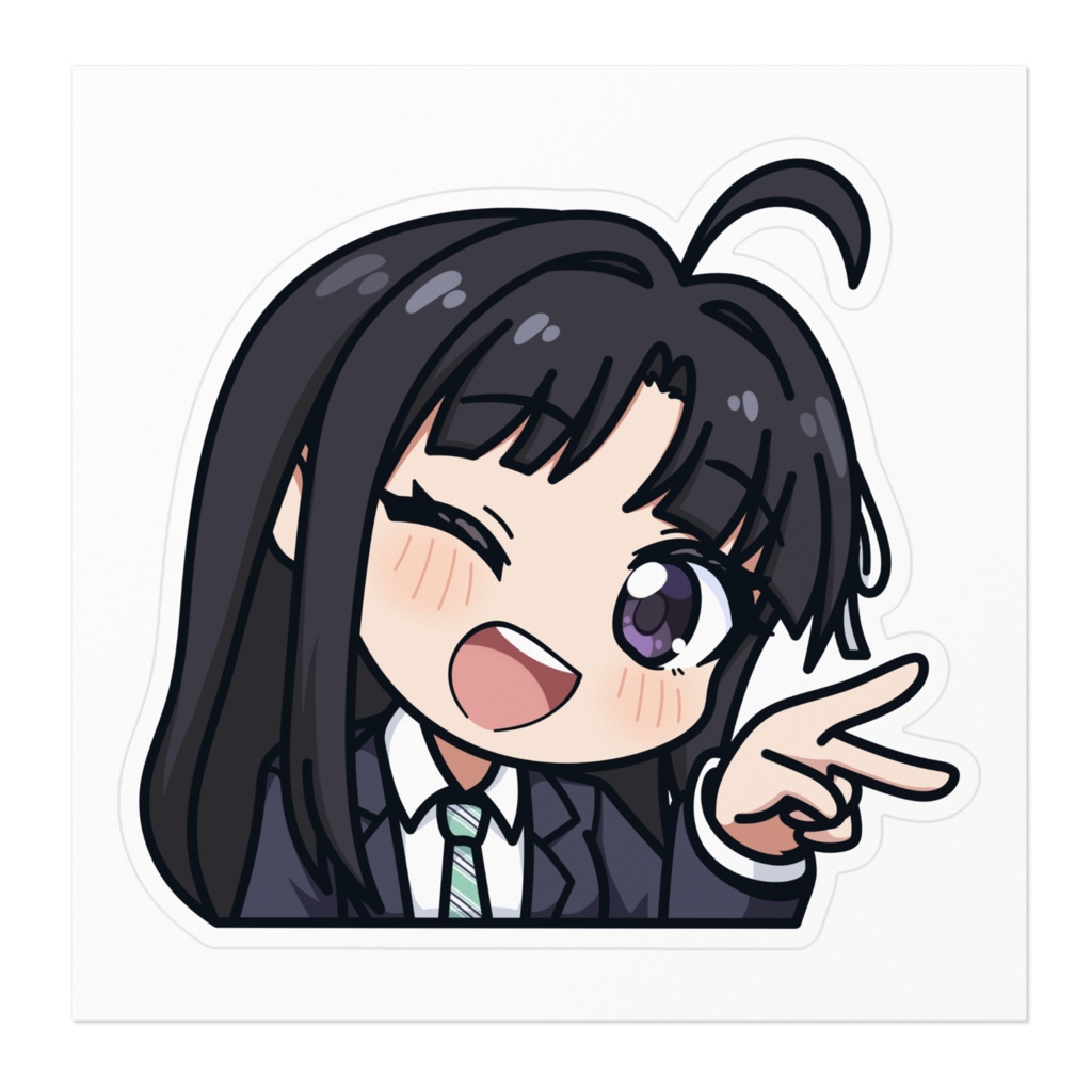 安和すばる ステッカ ガールズバンドクライ Awa Subaru Sticker "よろしく" Girls Band Cry