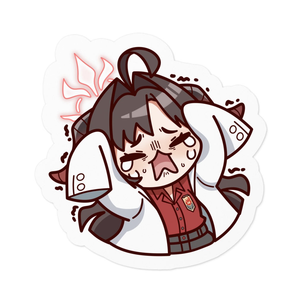 カスミ ブルーアーカイブ ステッカー Kinugawa Kasumi Blue Archive Fanmade Sticker