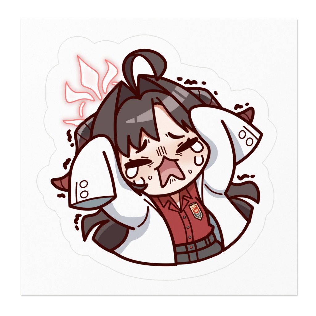 カスミ ブルーアーカイブ ステッカー Kinugawa Kasumi Blue Archive Fanmade Sticker