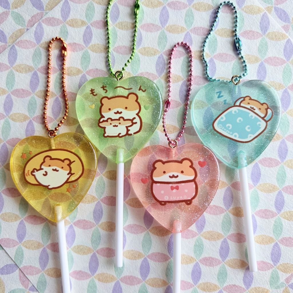 すやはむ ペロキャンキーホルダー