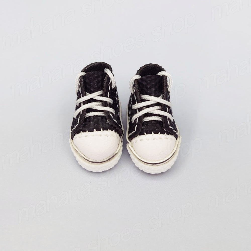 1/12 オビツ11 靴 スニーカー ブラック ねんどろいど ピコニーモ ねんどろいどどーる アンティーユ アドゥー ピコドー