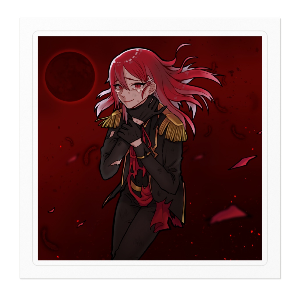 ぽれん8 ナナイファイブ・堕天ビビ ステッカー