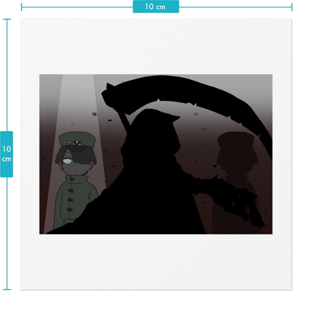 -Colorful OneRoom-(カラフワ)門番ステッカー
