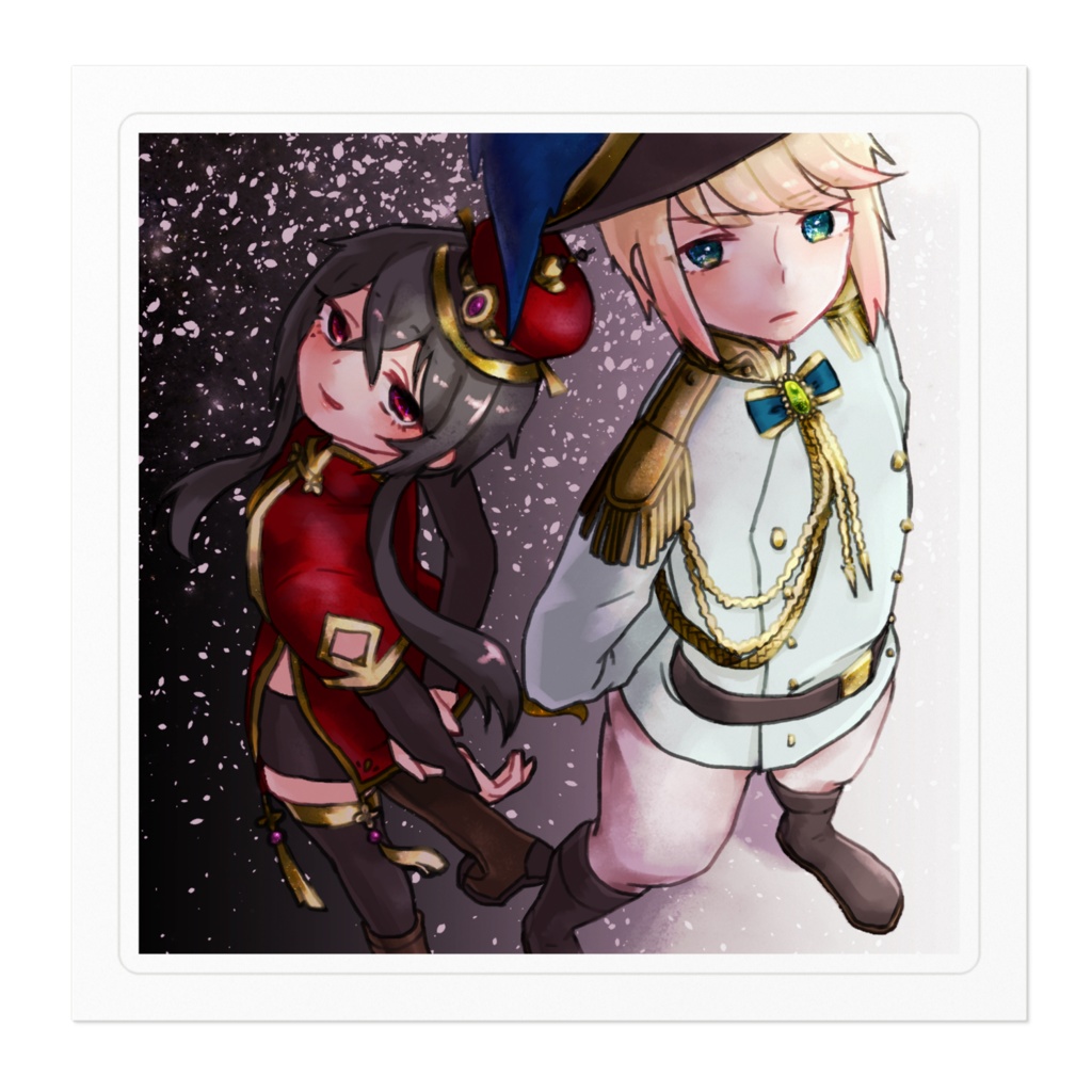 コトシタ・セレコ 善と悪ステッカー