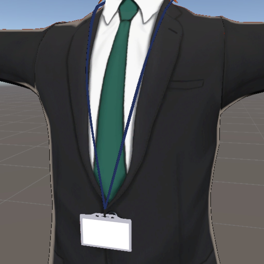 【VRChat】シンプルな社員証 【PB設定済】