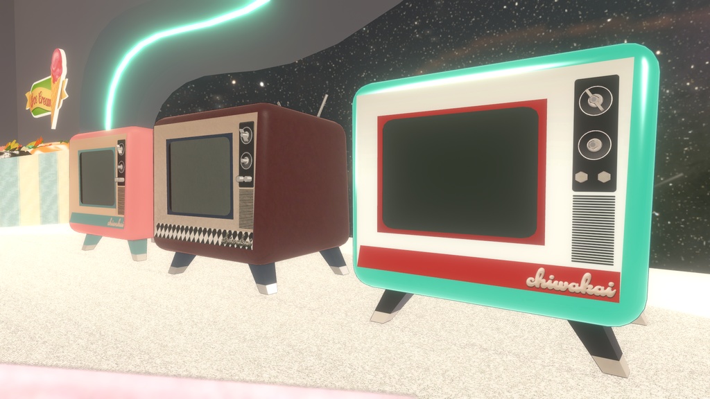 【Vket2025summer出展】レトロテレビ