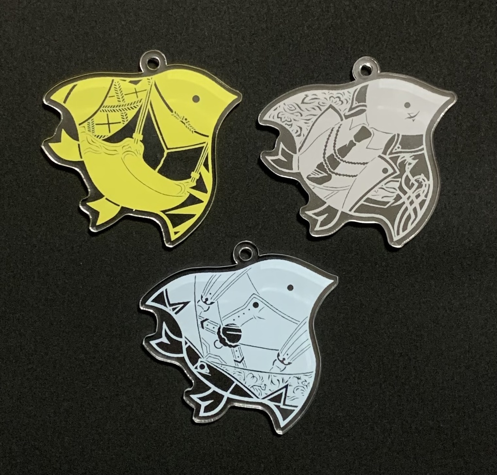 刀剣千鳥 アクリルキーホルダー(両面カラー)