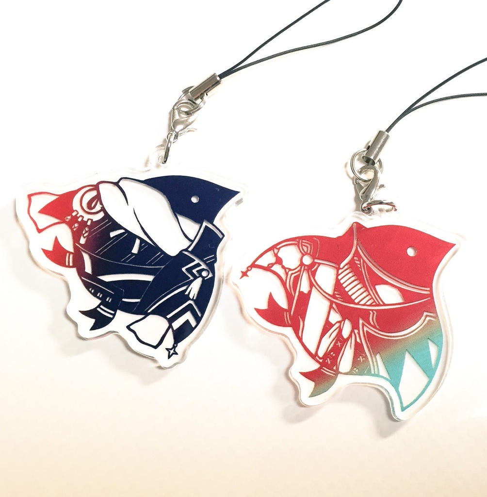 刀剣千鳥 アクリルキーホルダー(両面カラー)